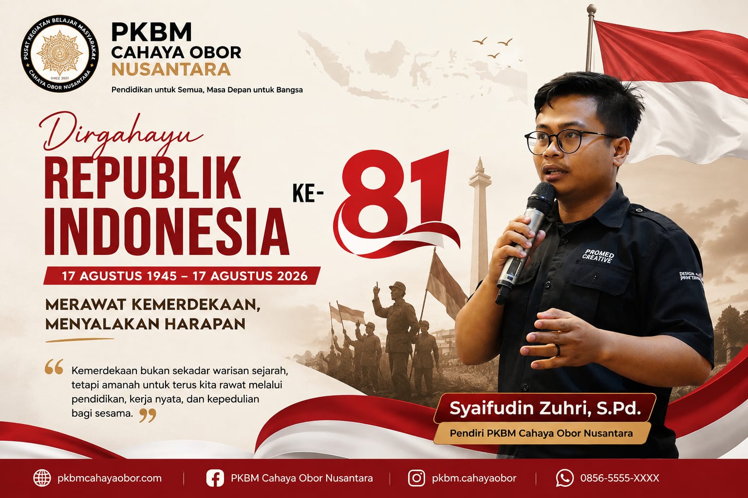 Dirgahayu Republik Indonesia ke-81: Merawat Kemerdekaan, Menyalakan Harapan